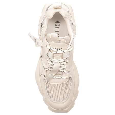 GOE Sneakersy buty damskie Beżowe