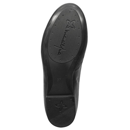 Maciejka Leather Ballet Flats Soft Insole Black 00903-01/01-6