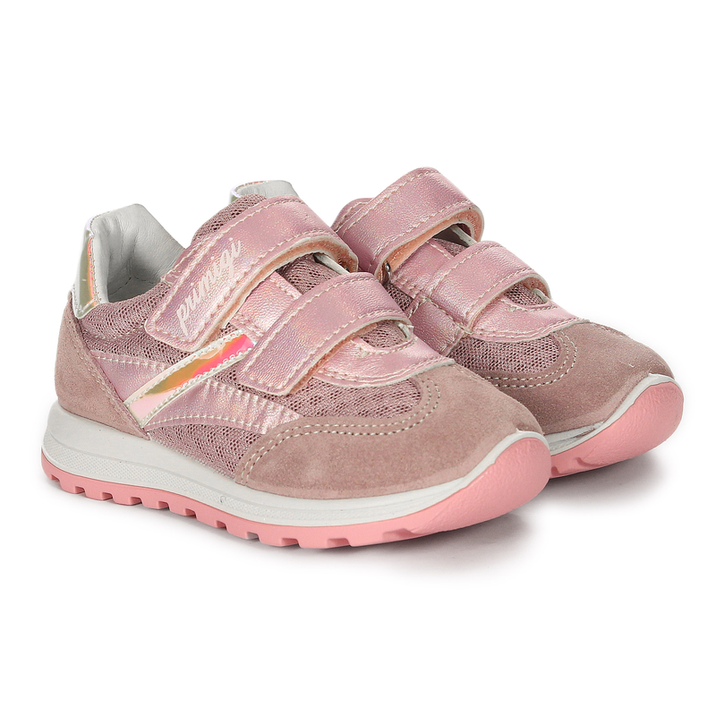 Primigi Children's Pink Low Shoes With Velcro