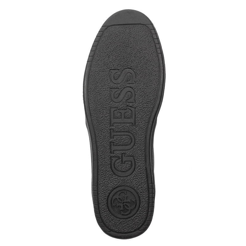 Guess Sneakersy damskie na platformie Vyves Black czarne