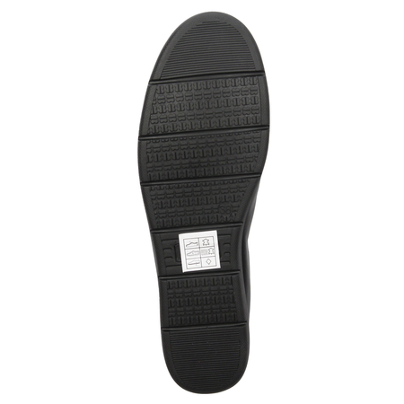 Maciejka Leather Slip-On Platform Loafers Black P6504-01-00-1