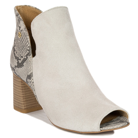 Maciejka Grey Women's Velor Boots