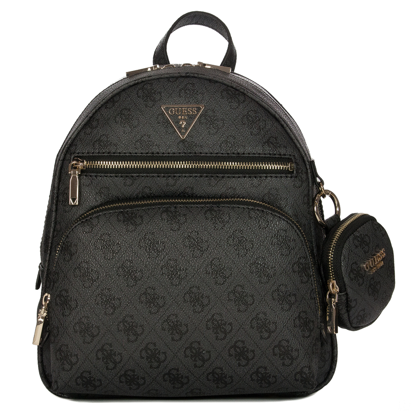 Guess Women's Backpack with Logo Gray SL712435-COAL LOGO