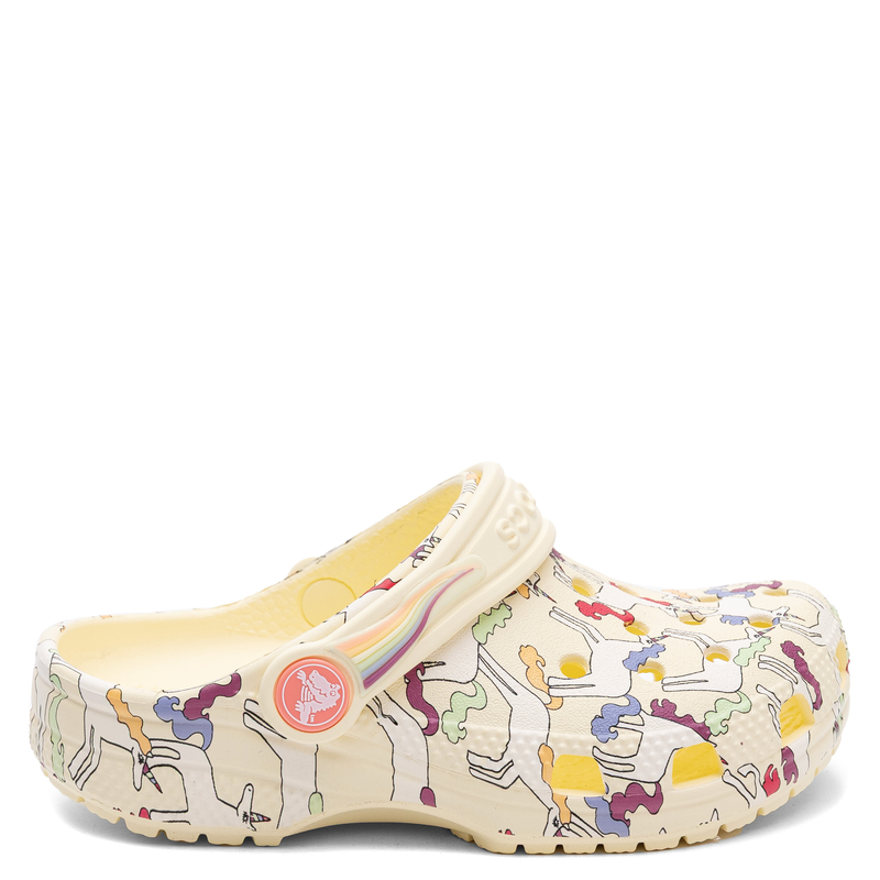 Crocs Classic I Am Unicorn Clog Sandały Klapki Dziewczęce Żółte 212515-7CJ