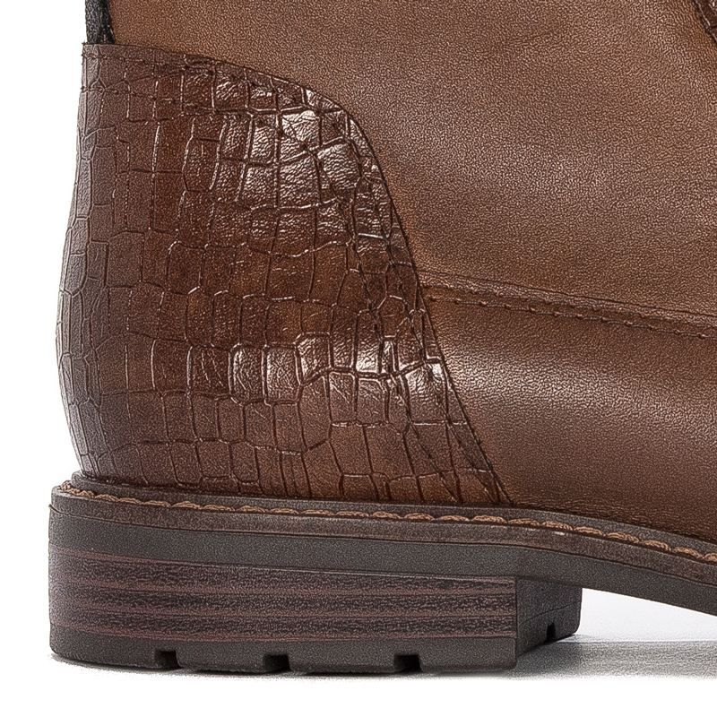 Marco Tozzi 2-25102-41-392 Brown Lace-up Woman's Leather Boots