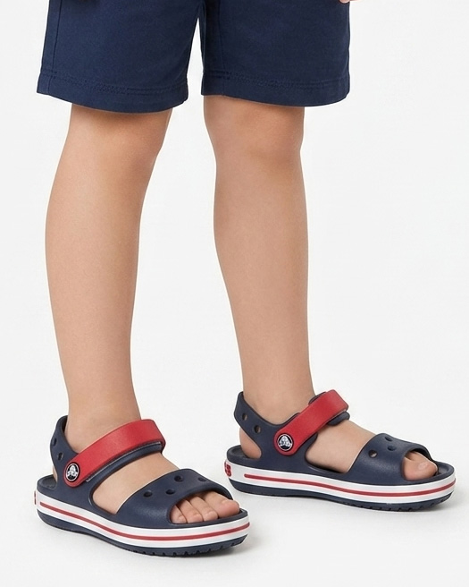 Crocs Children Sandals Navy Red Crocband