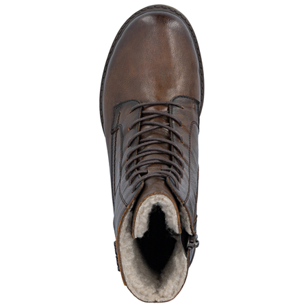 Rieker 75800-25 Insulated Ankle Boots Lace Up Brown 75800-25-BZN