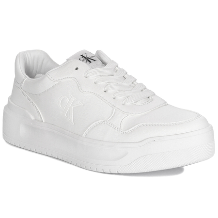 Calvin Klein Jeans Sneakersy damskie na platformie białe