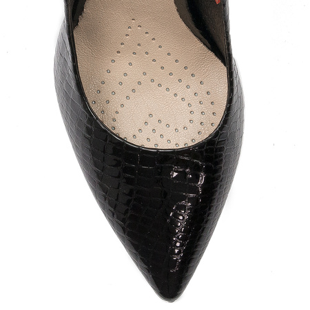 Bioeco by Arka Women's leather black pumps shoes