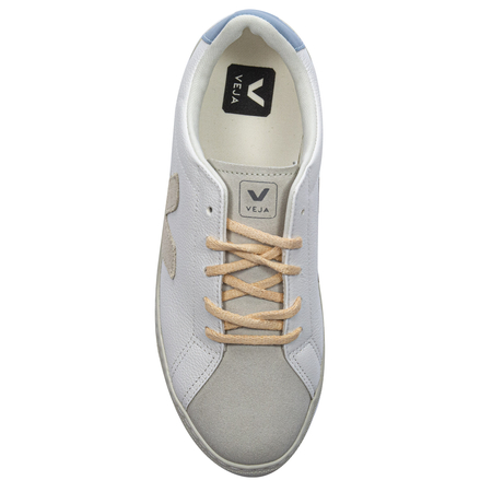 Veja Sneakersy damskie skórzane White Sable Steel białe