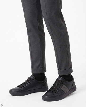 Guess Sneakersy Męskie Sznurowane Czarne FMTCRI-FAL12-BLK