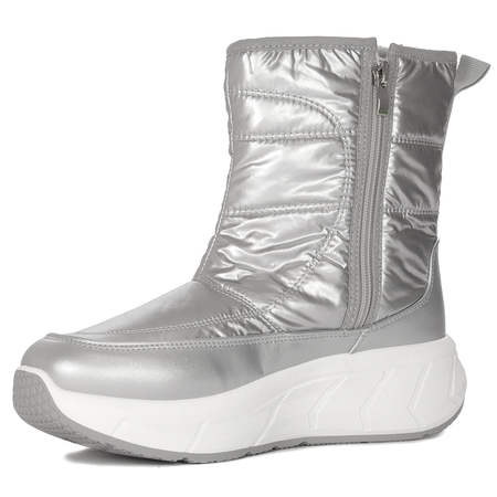 Filippo Women's silver insulated snow boots
