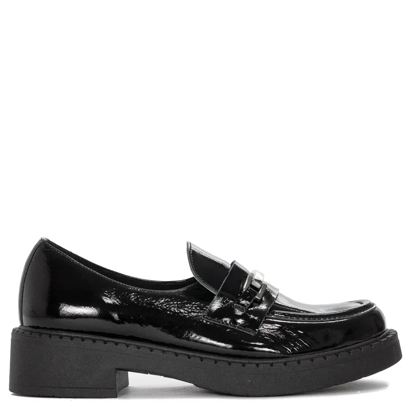 Lemar Women's leather black shoes