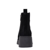 Artiker Suede Platform Ankle Boots Block Heel Black 57C0158