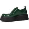 Visconi Women's platform shoes, leather Toska Green green