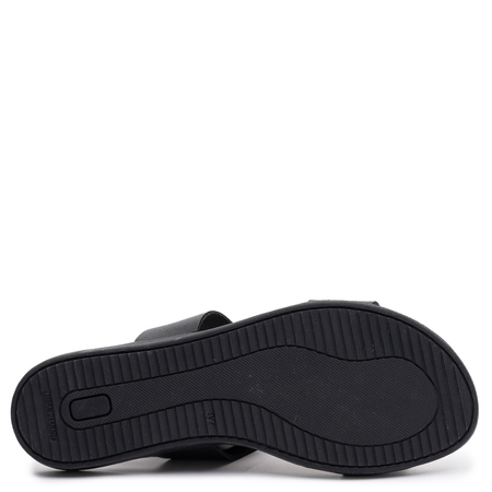 Maciejka Leather Flat Sandals Geometric Cut-Out Black E7403-01/00-1