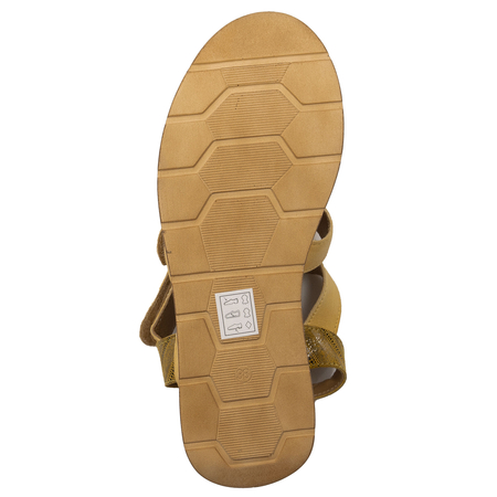 Maciejka Women's Leather Sandals Yellow