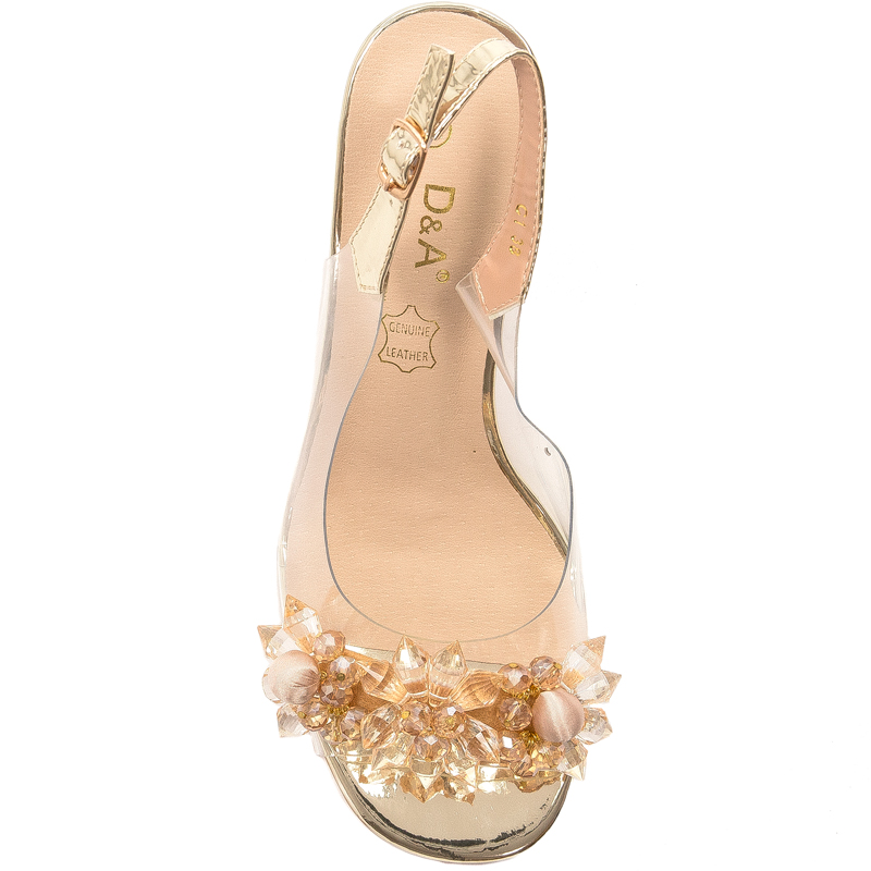 S.Barski Women's high-heeled sandals Gold