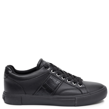 Guess Czarne Sneakersy Męskie Ze Wstawką Ze Wzorem Krokodyla FMFCR2-ELE12-BLK