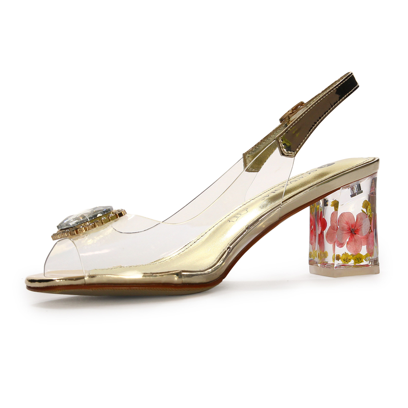 Sca'viola Women's Gold Sandals