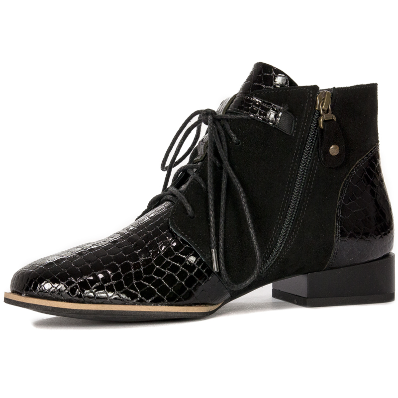 Maciejka 5743A-20/00-7 Women's Black Leather Boots