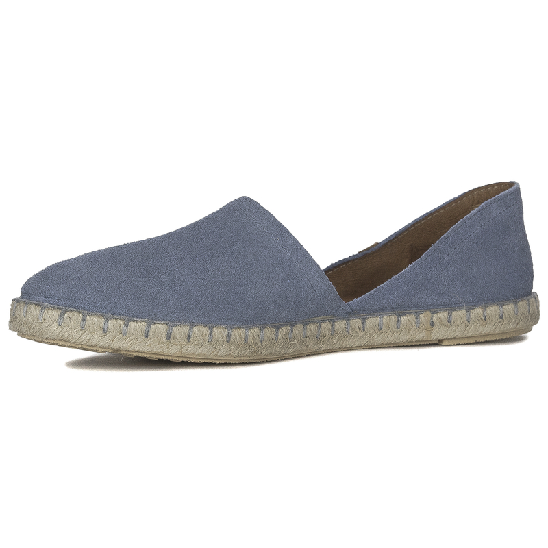 Verbenas Carmen Espadryle Damskie Skórzane Niebieskie CARMEN-SER-SEA