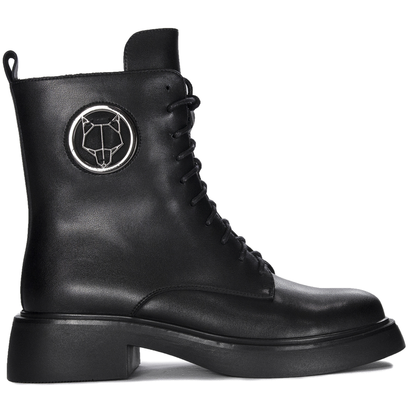 Filippo Black Women's Leather Warmed Boots