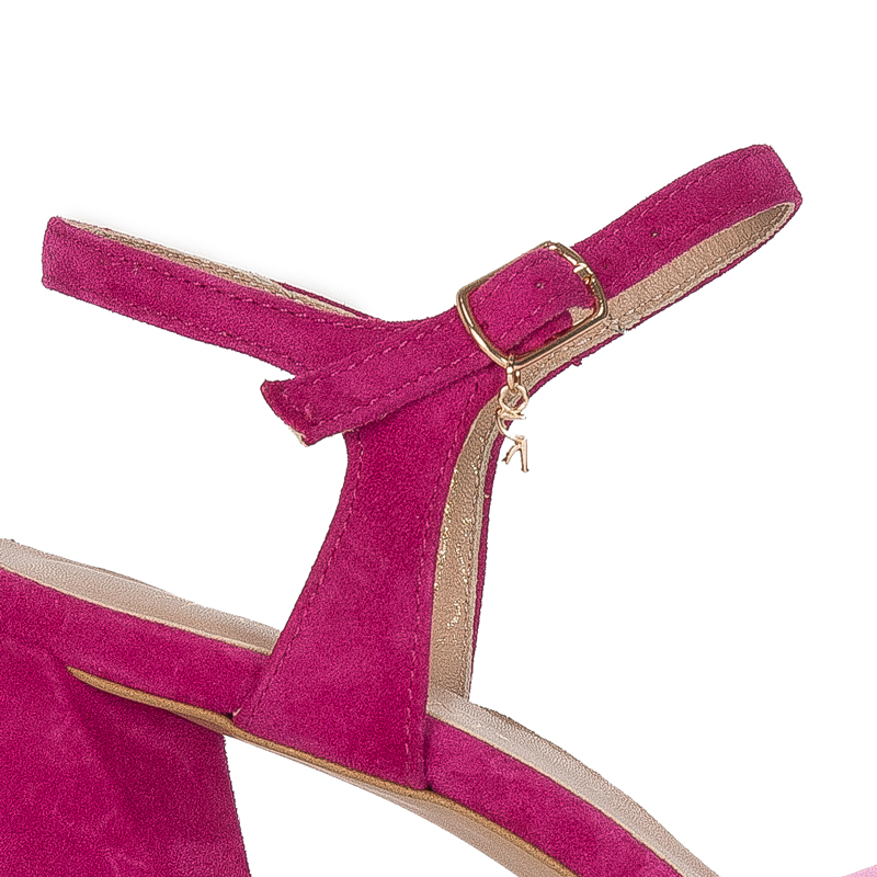 Visconi Women's leather Fuchsia Sandals