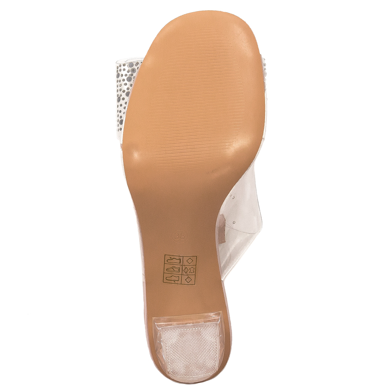 D&A Women's high-heeled sandals Pink
