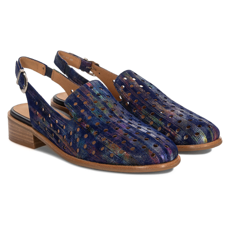 Maciejka Women's Dark Blue Half Shoes