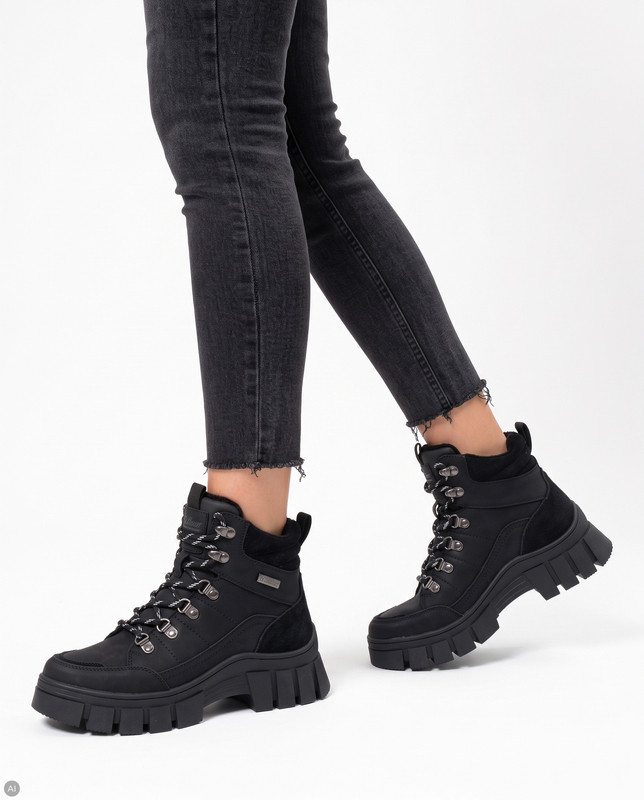 Lee Cooper Insulated Chunky Platform Boots – Black (LCJ-26-31-4580LA)