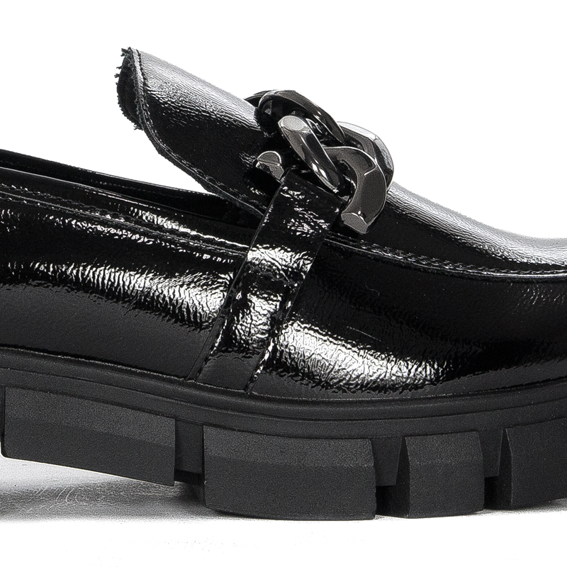 Women's loafers shoes Sergio Leone Black