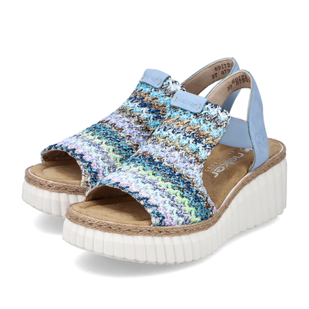Rieker Women's Blue Sandals