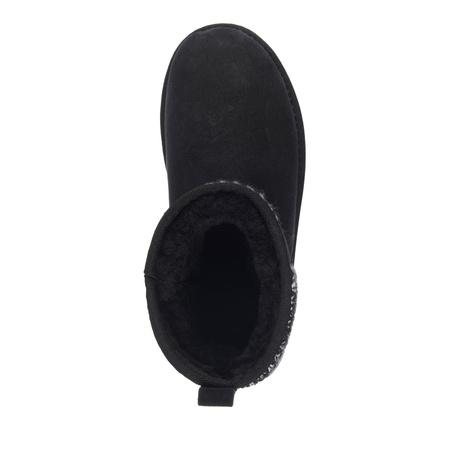 EMU Australia Stinger Knit Flatform Black W13143 Black