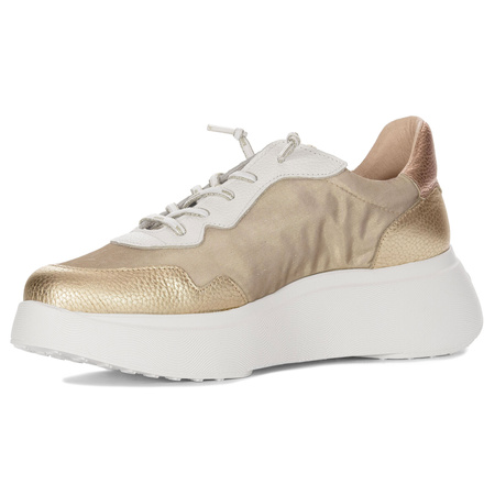 Wonders Women's Platform Half Shoes Oro
