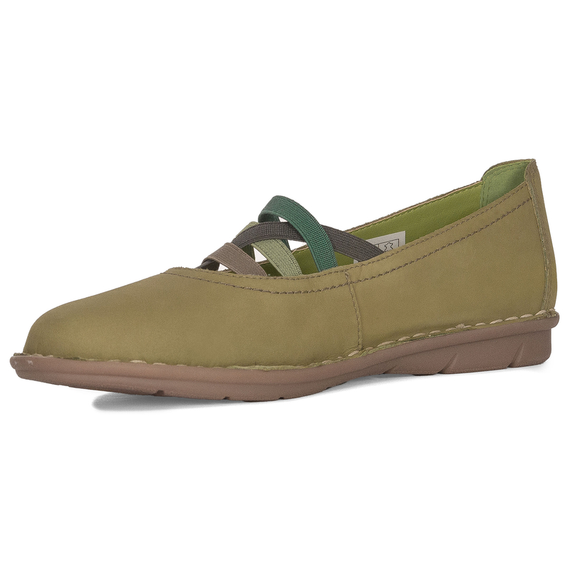 Maciejka Women's Half Shoes Leather Green