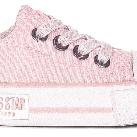 Big Star Trampki dziecięce dziewczęce Pink różowe
