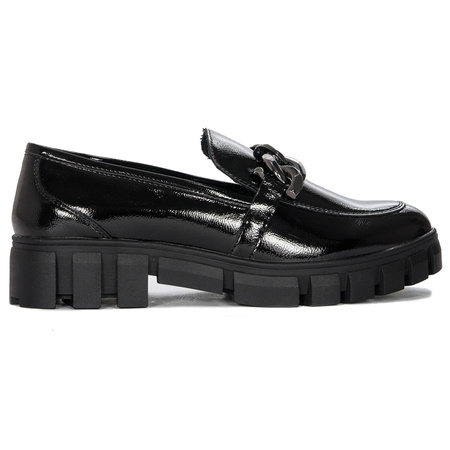 Women's loafers shoes Sergio Leone Black