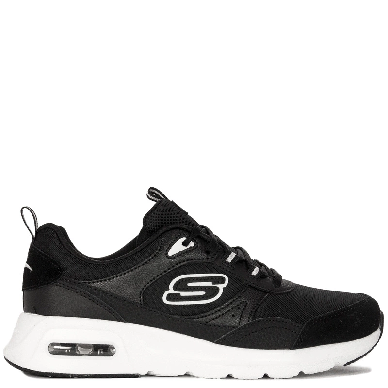 Skechers Sneakersy Damskie 149947-BKW Czarno Białe