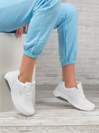 Kangaroos Sneakersy półbuty damskie White/ Silver