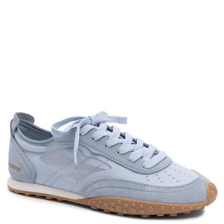 Hoff Skórzane Sneakersy Damskie Zamszowe Niebieskie 12661005