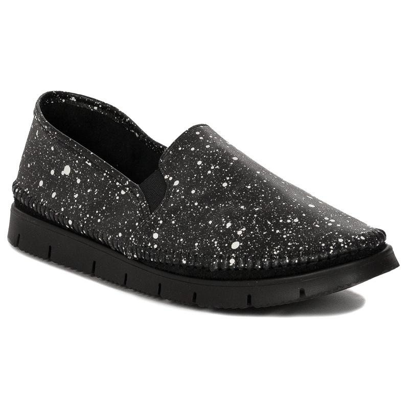 Maciejka Black & White Low Shoes