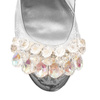 Sca'viola Women's sandals on a high heel Silver