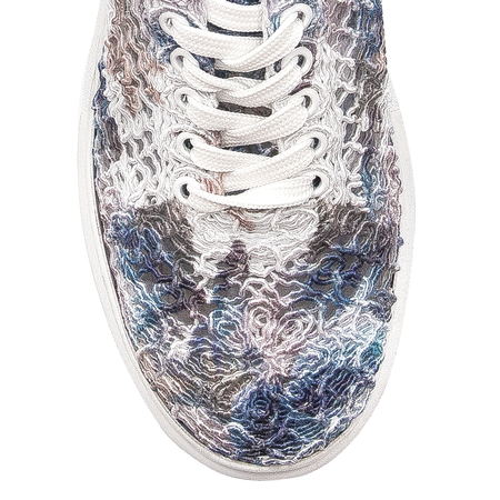 Artiker 52C2484 Blue and White Flat Shoes