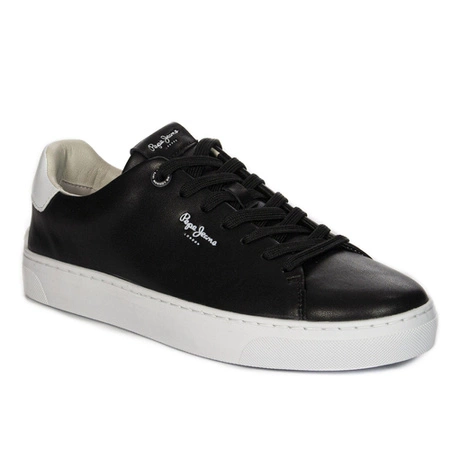 Pepe Jeans Sneakersy półbuty męskie Camden Basic M Black czarne