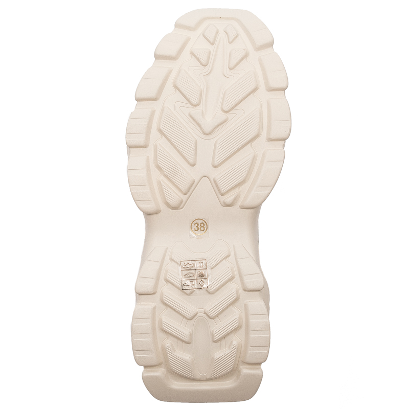 GOE Sneakersy buty damskie Beżowe
