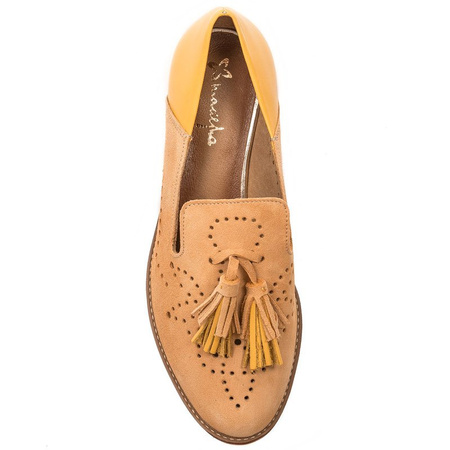 Maciejka 04484-18-00-5 Orange Flat Shoes