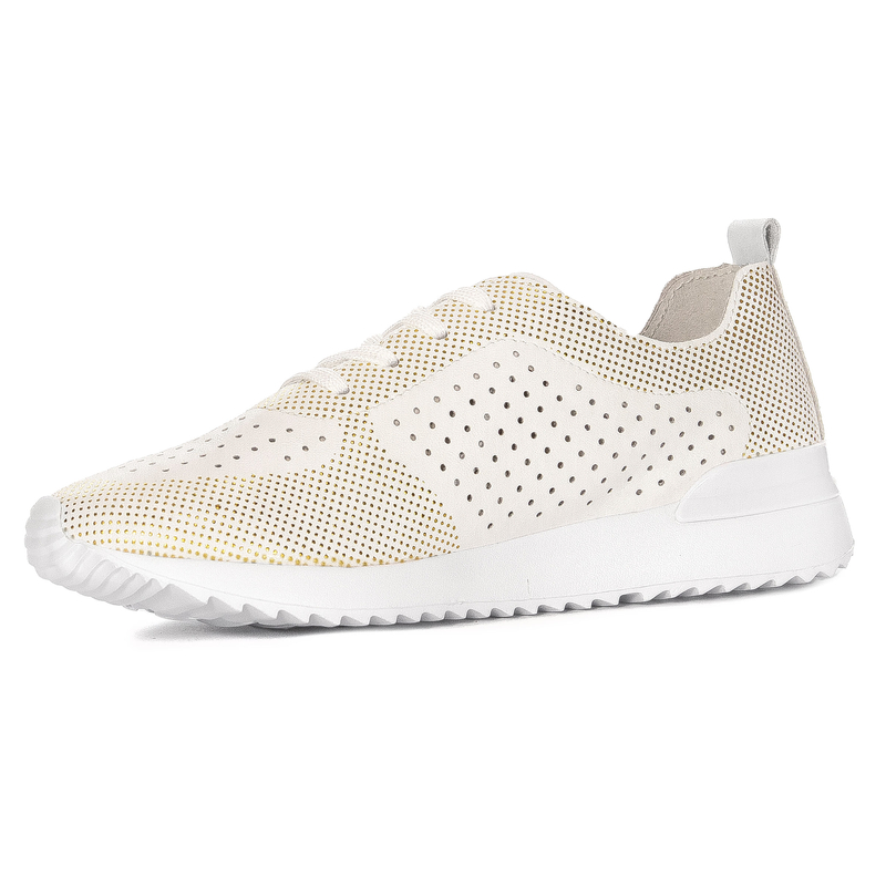 Artiker Sneakersy Damskie Biało-Złote