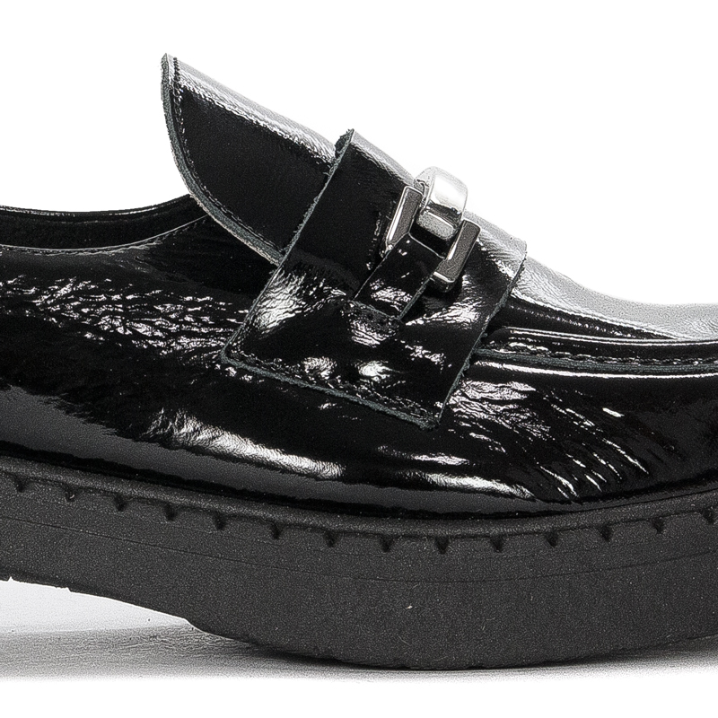 Lemar Women's leather black shoes