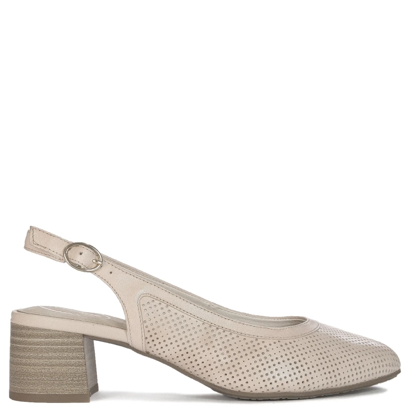 Tamaris Women's Old Rose pink leather pumps